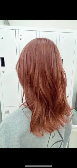 ミディアム カラー Sherry大国町所属・Sherry大国町 HIKARUのヘアスタイル