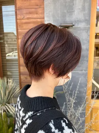 ショート カラー 逢坂 拓巳のヘアスタイル