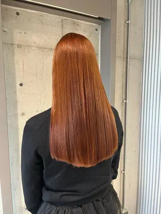 ロング カラー ヘアアレンジ ボブ×艶カラー 特化・リクト💥のヘアスタイル