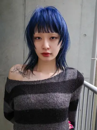 ミディアム ･*·̩͙꒰ঌ RIN໒꒱·̩͙⋆.のヘアスタイル