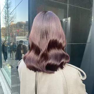 ロング カラー 山内 直英のヘアスタイル