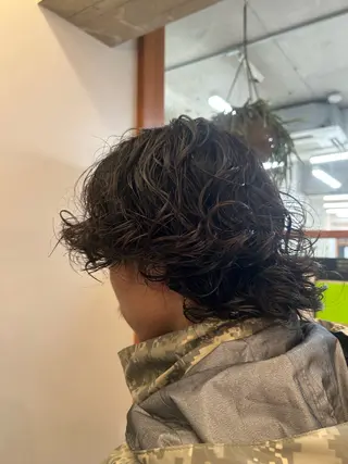 ミディアム パーマ メンズ モデル募集‼️ Kuon☀️ྀིのヘアスタイル