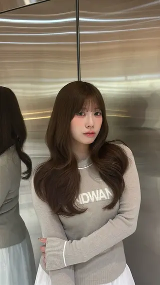 ロング 新宿/韓国ヘア kurea🎀のヘアスタイル