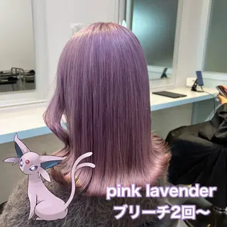 ミディアム カラー ブリーチカラー 🩵MIZUKIのヘアスタイル