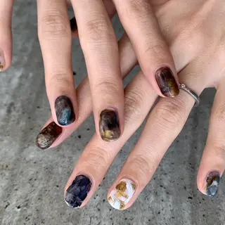 ネイル YUKIMO🍎名駅 /ニュアンスのネイルデザイン