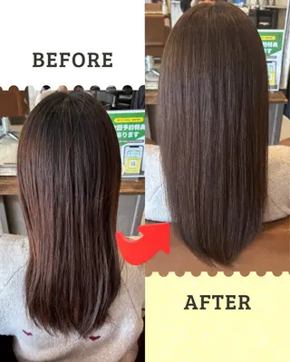 カラー 沖本 あやののヘアスタイル