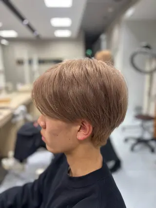 ショート カラー メンズ メンズ特化韓国風 パーマスタイル/りんのヘアスタイル