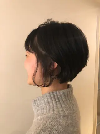 ショート カラー レイヤーカット✂️ 横浜No1♡下鳥翔子のヘアスタイル
