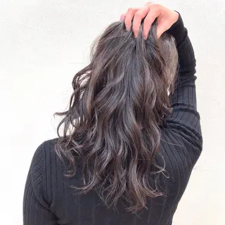 ロング カラー パーマ リリー /Men's/パーマのヘアスタイル