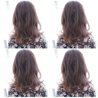 ミディアム カラー タナカ *歴10年以上*のヘアスタイル