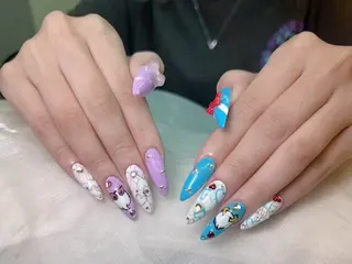 ネイル lucky nail 歌舞伎町のネイルデザイン