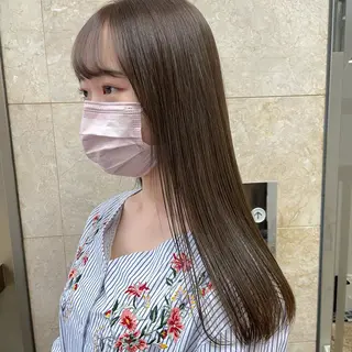 ロング カラー ゆう🫧 透明感/ハイトーンのヘアスタイル