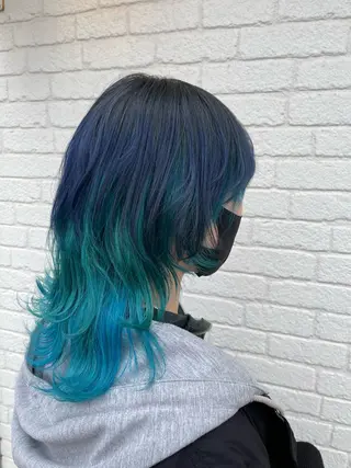 セミロング 葛西 夏海のヘアスタイル