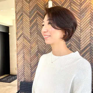 ショート カラー 黒崎 勝巳のヘアスタイル