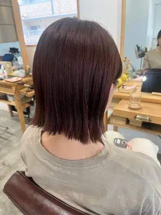 ショート カラー 三島 有佳里のヘアスタイル