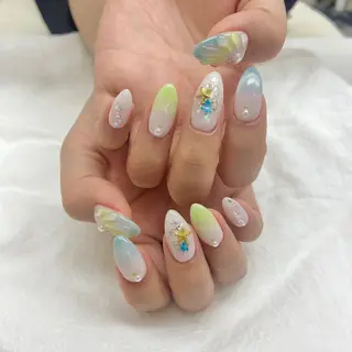 セミロング ネイルJaol 池袋のネイルデザイン