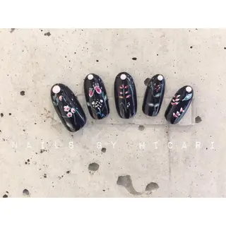 カラー ネイル マツエク・マツパ illum hicariのネイルデザイン