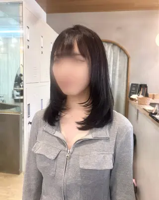 ミディアム ️🫧️韓国ヘア🫧 ボブ🎈/RUIのヘアスタイル