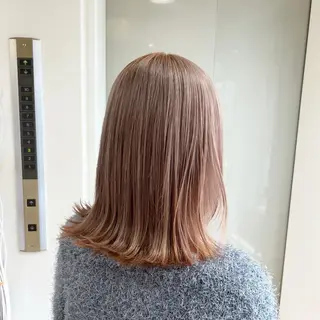 セミロング カラー 学生指名率No.1 YUTOのヘアスタイル