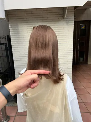 ミディアム カラー Grit 元町店のヘアスタイル