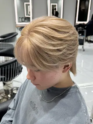 カラー メンズ 菅野 心悠/メンズヘアのヘアスタイル