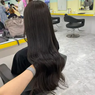 セミロング カラー ヘアアレンジ mai🍑暖色カラー /レイヤー💖のヘアスタイル