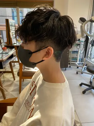 カラー パーマ ヘアアレンジ メンズ メンズパーマの巨匠 鈴木純のヘアスタイル