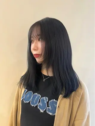 ミディアム カラー 結菜 / portのヘアスタイル