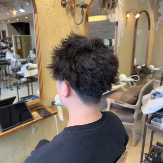 パーマ メンズ 中村 龍輝のヘアスタイル
