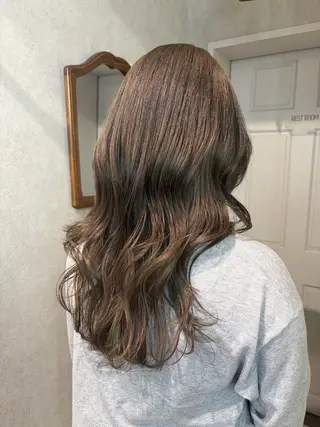 ロング カラー 透明感カラー🫧🎀 まりなのヘアスタイル