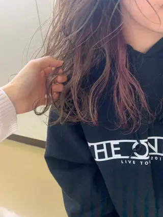 ロング カラー 🎀透明感ナチュラル ガーリー🎀yuhiのヘアスタイル