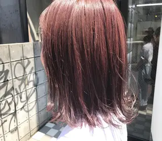 ミディアム カラー 透明感カラー× レイヤーカット✨高梨のヘアスタイル