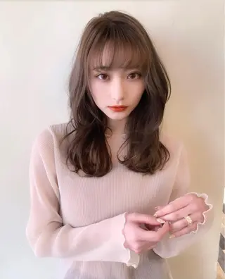 セミロング 中園 祥吾のヘアスタイル