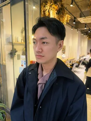 ショート メンズ 藤崎百道メンズカット Zina/森井唯央のヘアスタイル