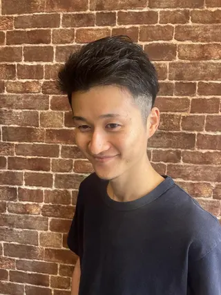 ミディアム メンズ 久木原 ゆりのヘアスタイル