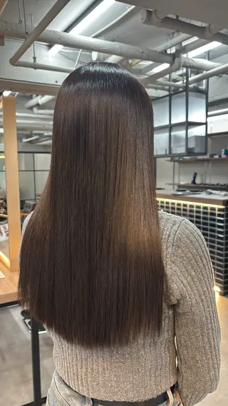 カラー レイヤー✂︎ぷつボブ 艶カラー🤍noaのヘアスタイル