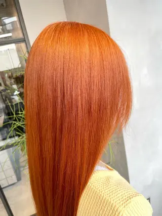 ロング カラー ハイトーン×レイヤー ／遠藤将太のヘアスタイル