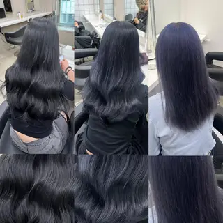 ロング 寒色＆ブリーチ特化 寒色MiOのヘアスタイル