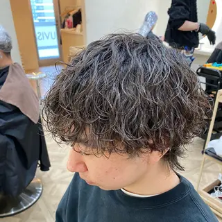 ショート パーマ メンズ 大宮/メンズパーマ /田中智のヘアスタイル