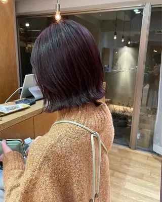 ミディアム 大橋 芽衣のヘアスタイル