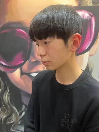 ショート カラー パーマ ヘアアレンジ メンズ キッズ ネイル マツエク・マツパ アイブロウ 久木原 ゆりのヘアスタイル