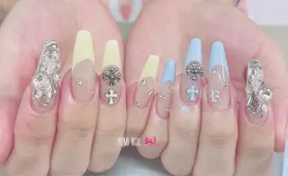 ネイル 𝐲𝐮𝐦𝐢🎀 長さ出しデザイン専門のネイルデザイン