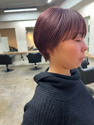 ショート 東のりか/ハイトーン ブリーチカラー/ボブのヘアスタイル