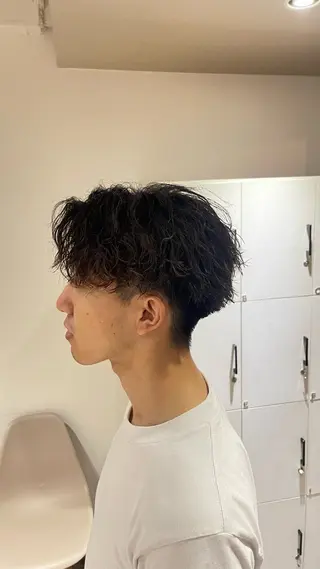 パーマ メンズ 大人男子の メンズパーマのヘアスタイル