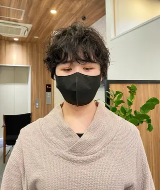 ショート カラー パーマ 🍃服部 雅哉🍃銀座◎のヘアスタイル