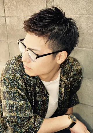 ショート 完全個室マンツーマン メンズサロン草野貴樹のヘアスタイル