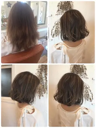 ミディアム カラー パーマ ヘアアレンジ メンズ ネイル マツエク・マツパ 豊橋美容院 ソンリエのヘアスタイル