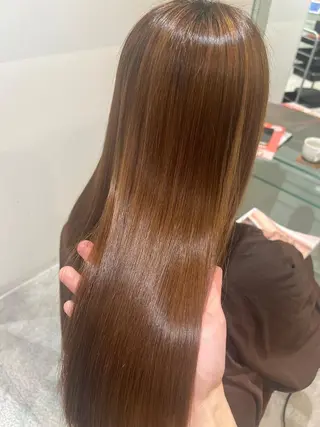 ロング 大川 有香のヘアスタイル