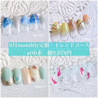 ネイル ネイルサロン・ネイルスクール　たゆnail所属・ネイルサロン 【たゆnail】のネイルデザイン