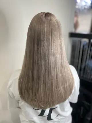 ロング カラー YUDU🍊 germe/ジェルムのヘアスタイル